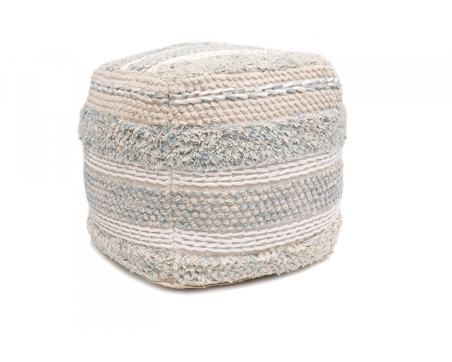 Pasargad - Grand Canyon Cotton Pouf Beige Color