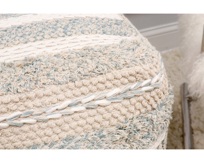 Pasargad - Grand Canyon Cotton Pouf Beige Color