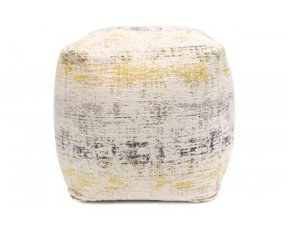 Pasargad - Grand Canyon Distressed Cotton Pouf