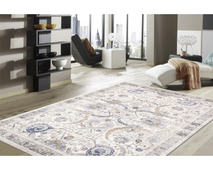 Pasargad Amadeus Design Power Loom Area Rug (PRC-1021IB 10X14) - 120'' x 168''