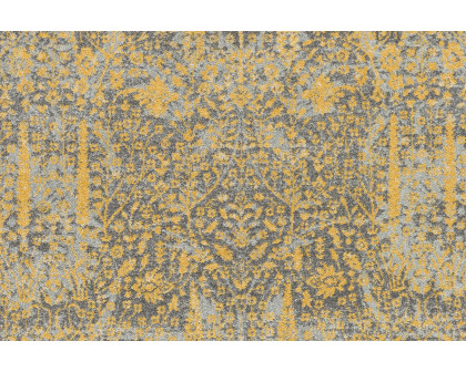 Pasargad Chelsea Design Power-Loomed Polypropyle Area Rug 60'' x 90'' (PRC-5523GY 5X8)