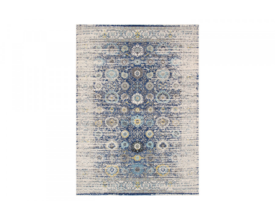 Pasargad Chelsea Design Power Loom Area Rug (PRC-5586N 6'7X9) - 79'' x 108''