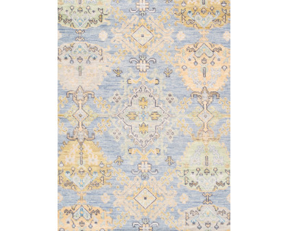 Pasargad - Oushak Collection Hand-Knotted Wool Area Rug in L. Blue, 97" x 117" (PRE-10073 8X10)