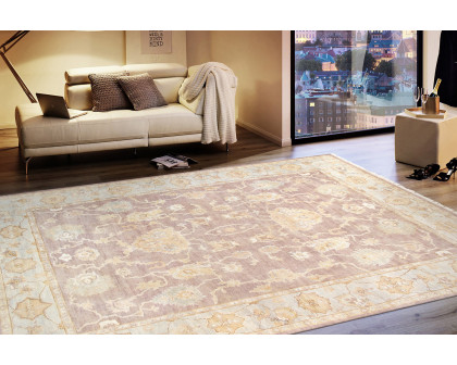 Pasargad - Oushak Collection Hand-Knotted Lamb's Wool Area Rug 111'' x 142'' (PRE-2801 9X12)