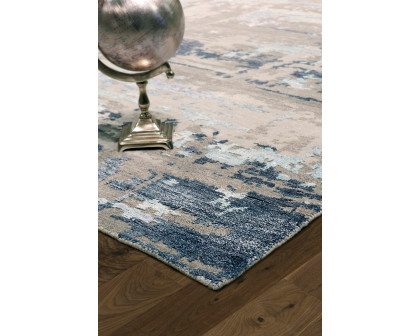 Pasargad Transitional Collection Hand-Knotted Silk and Wool Area Rug 95'' x 120'' (PRR-01 8X10)