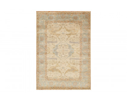 Pasargad - Oushak Collection Hand-Knotted Lamb's Wool Area Rug PS-1