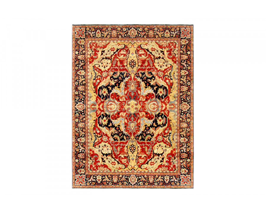 Pasargad Bidjar Collection Hand-Knotted Lamb's Wool Area Rug (PS-1 9X12) - 108'' x 144''