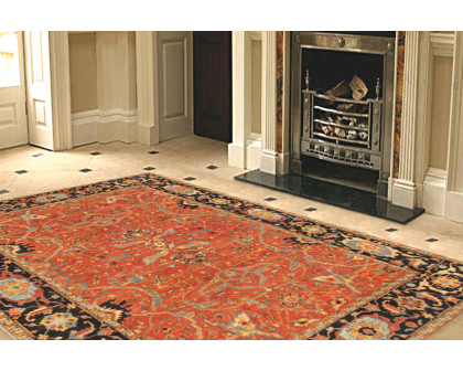 Pasargad - Ferehan Collection Hand-Knotted Lamb's Wool Area Rug PS-15