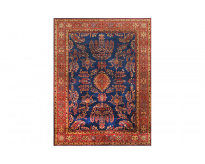 Pasargad - Peacok Thrn Sarouk Collection Hand-Knotted Lamb's Wool Area Rug PS-2