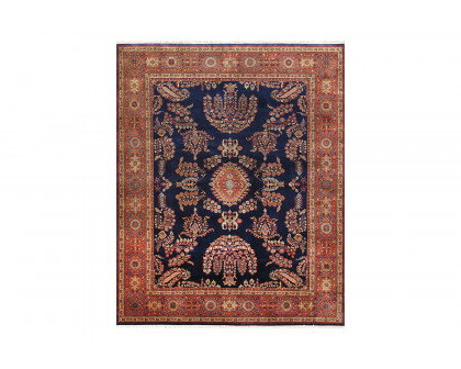 Pasargad - Peacok Thrn Sarouk Collection Hand-Knotted Lamb's Wool Area Rug PS-2