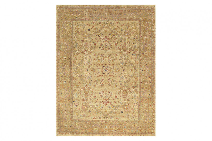 Pasargad™ Tabriz Collection Hand-Knotted Lamb's Wool Area Rug (PS-20 10X16) - 118'' x 192''