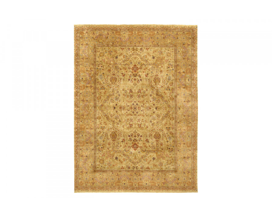 Pasargad Tabriz Collection Hand-Knotted Lamb's Wool Area Rug (PS-20 10X18) - 117'' x 214''