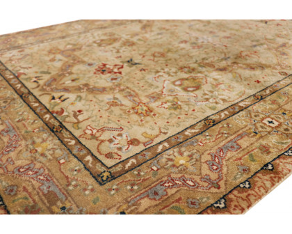 Pasargad Tabriz Collection Traditional Hand-Knotted Lamb's Wool Runner Rug (PS-20 2.09X13) - 33'' x 156''