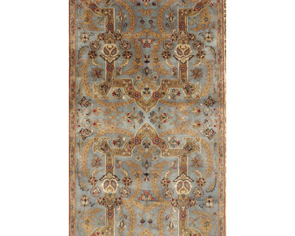 Pasargad Tabriz Collection Hand-Knotted Lamb's Wool Runner (PS-20 4.02X29) - 50'' x 349''