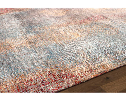 Pasargad Cosmo Collection Hand-Knotted Silk and Wool Area Rug (PS-241 8X10) - 96'' x 124''