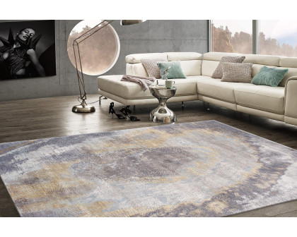 Pasargad Cosmo Collection Hand-Knotted Silk and Wool Area Rug 121'' x 164'' (PS-248 10X14)