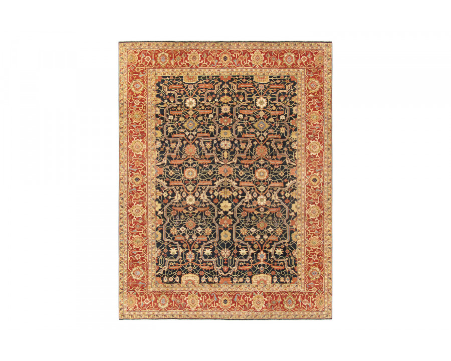 Pasargad - Turkish Ferehan Collection Hand-Knotted Lamb's Wool Area Rug 109'' x 146'' (PS-36N 9X12)