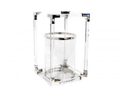 Pasargad - Soren Stainless Steel and Lucite Lantern