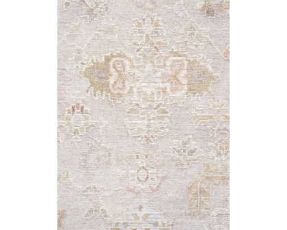 Pasargad - Oushak Collection Hand-Knotted Wool Area Rug in Silver/Gray, 110" x 146" (PSHR-12 9x12)