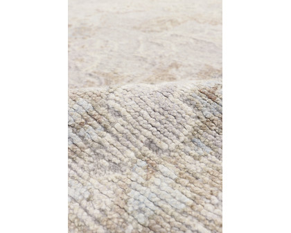 Pasargad - Oushak Collection Hand-Knotted Wool Area Rug in Silver/Gray, 110" x 146" (PSHR-12 9x12)