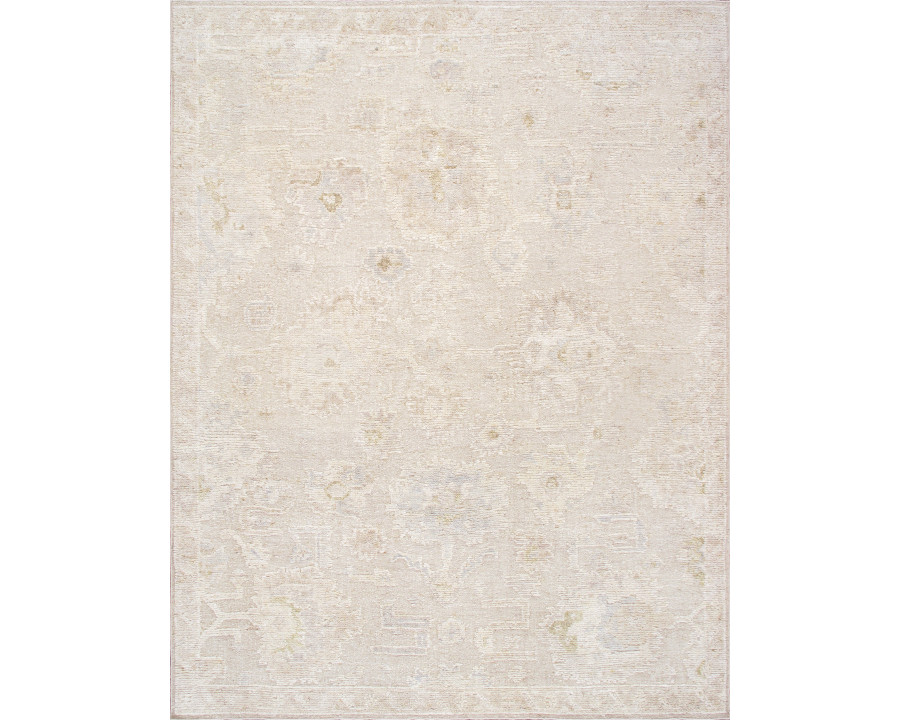 Pasargad - Oushak Collection Hand-Knotted Wool Area Rug in Camel, 111" x 146" (PSHR-62 9x12)