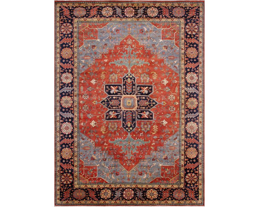 Pasargad - Serapi Collection Hand-Knotted Lamb's Wool Area Rug