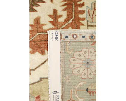 Pasargad - Serapi Collection Hand-Knotted Lamb's Wool Area Rug in Ivory/L. Green, 98" x 118" (PSJ-30 8x10)