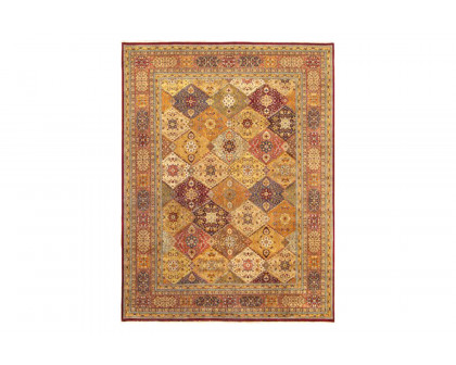 Pasargad - Tabriz Collection Hand-Knotted Multi Lamb's Wool Area Rug PSK-2