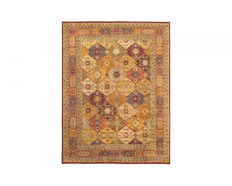 Pasargad Tabriz Collection Hand-Knotted Multi Lamb's Wool Area Rug (PSK-2 10X10) - 118'' x 118''