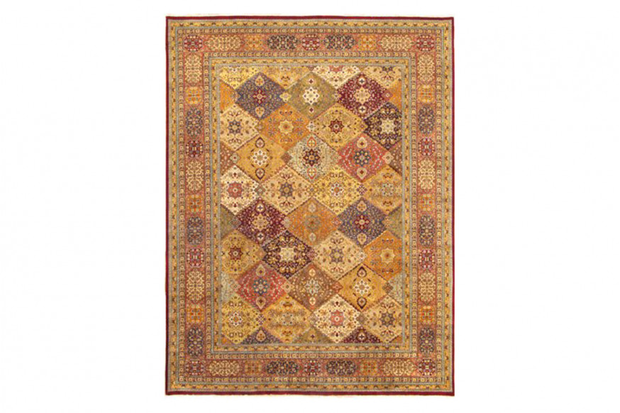 Pasargad™ Tabriz Collection Hand-Knotted Lamb's Wool Runner (PSK-2 4X12) - 48'' x 140''