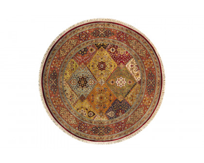 Pasargad - Tabriz Collection Hand-Knotted Multi Lamb's Wool Area Rug PSK-2