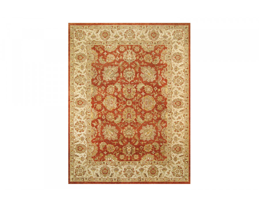 Pasargad - Agra Collection Hand-Knotted Lamb's Wool Area Rug PSPT-008