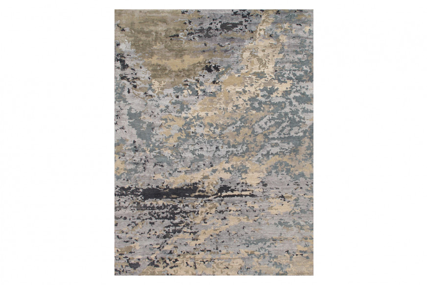 Pasargad™ Transitional Collection Hand-Knotted Silk and Wool Area Rug 107'' x 142'' (PSS-01 9X12)