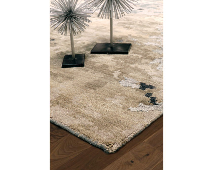 Pasargad™ Transitional Collection Hand-Knotted Silk and Wool Area Rug 107'' x 142'' (PSS-01 9X12)