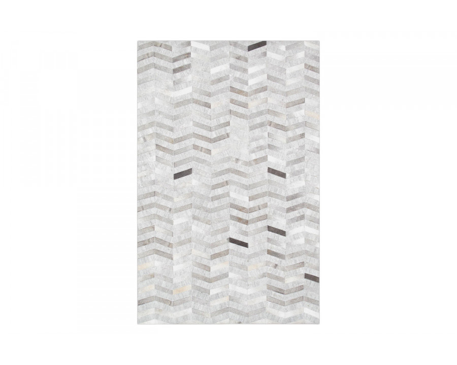 Pasargad Hand-Loomed Cowhide Area Rug (PTX-3105 2X3) - 24'' x 36''