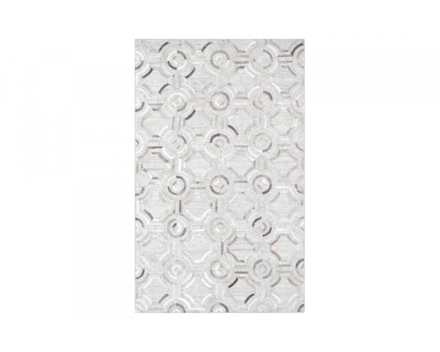 Pasargad Hand-Loomed Cowhide Area Rug (PTX-3137 2X3) - 24'' x 36''