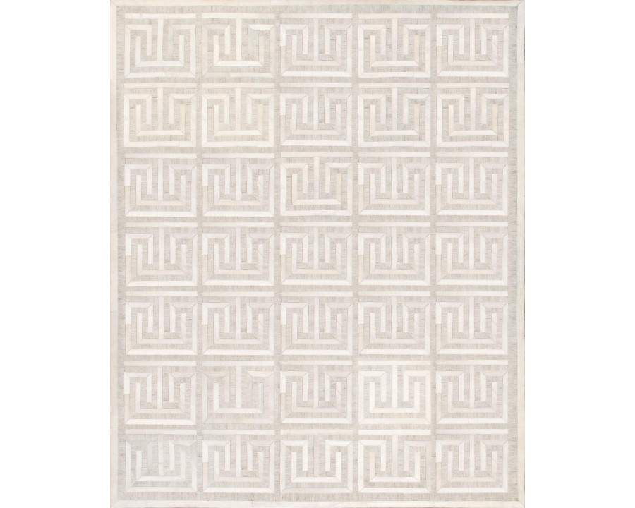 Pasargad - Galaxy Cowhide and Sari Silk Multicolor Area Rug PTX-3138