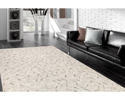 Pasargad™ Hand-Loomed Cowhide Area Rug (PTX-3284 4X6) - 48'' x 72''