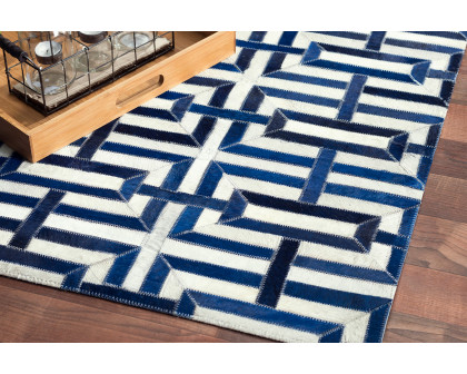 Pasargad Hand-Loomed Cowhide Area Rug (PTX-4165 10X14) - 120'' x 168''