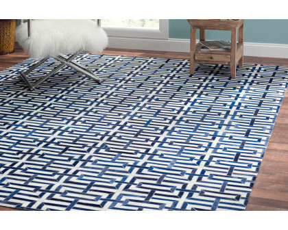 Pasargad Hand-Loomed Cowhide Area Rug (PTX-4165 9X12) - 108'' x 144''