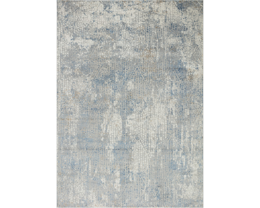 Pasargad Stella Collection Power-Loomed Polypropylene/Polyester Area Rug - Beige/L. Gray, 114" x 162" (pvha-16 10x14)