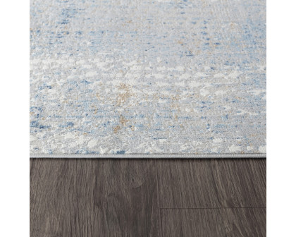 Pasargad Stella Collection Power-Loomed Polypropylene/Polyester Area Rug - Beige/L. Gray, 114" x 162" (pvha-16 10x14)