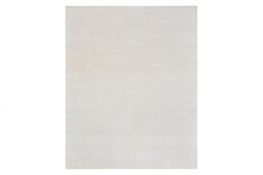 Pasargad™ Edgy Collection Hand-Tufted Beige/Beige Bamboo Silk and Wool Area Rug (PVNY-1 10X14) - 117'' x 165''