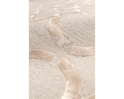 Pasargad™ Edgy Collectoin Hand-Tufted Silk and Wool Rug (PVNY-18 10X14) - 117'' x 165''