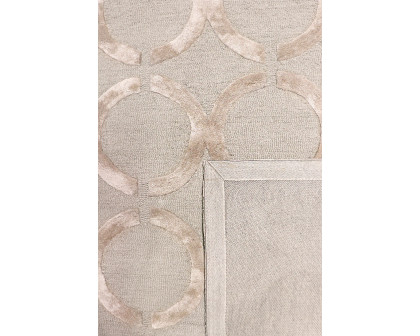 Pasargad™ Edgy Collectoin Hand-Tufted Silk and Wool Rug (PVNY-18 10X14) - 117'' x 165''