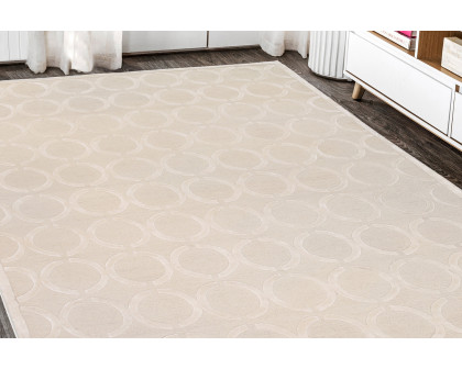 Pasargad™ Edgy Collection Hand-Tufted Silk and Wool Area Rug (PVNY-19 10X14) - 117'' x 165''