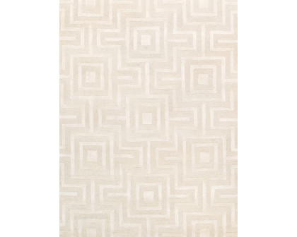 Pasargad - Edgy Collection Hand-Tufted Ivory BSilk and Wool Area Rug PVNY-24