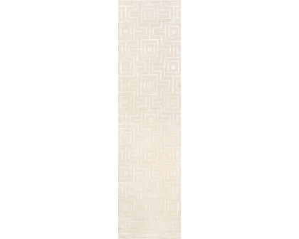 Pasargad - Edgy Collection Hand-Tufted Ivory BSilk and Wool Area Rug PVNY-24