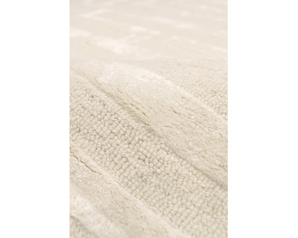 Pasargad - Edgy Collection Hand-Tufted Bamboo Silk/Wool Area Rug in Ivory, 117" x 165" (pvny-27 10x14)