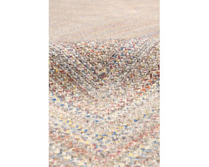 Pasargad Lagos Collection Hand Braided Poly Fabric Area Rug - Multi, 120" x 168" (py-01 10x14)